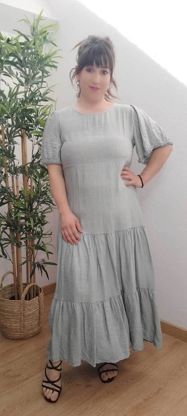 Vestido liso color - Imagen 9