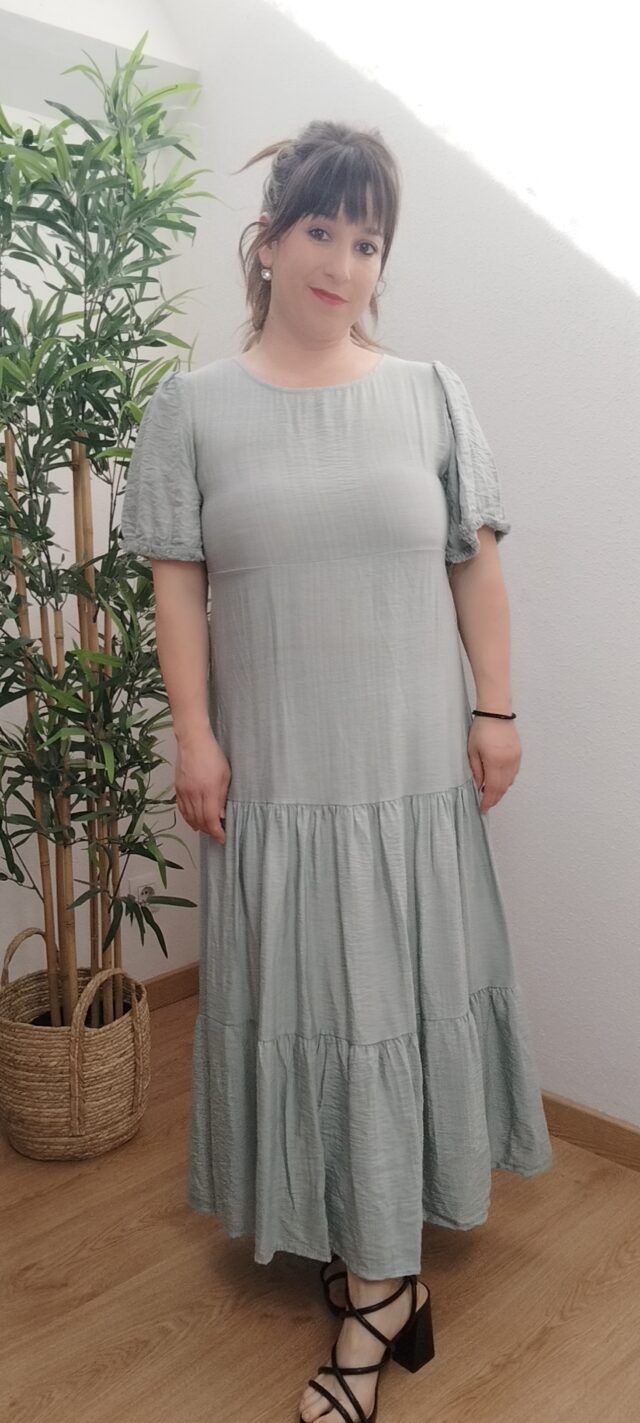 Vestido liso color - Imagen 8