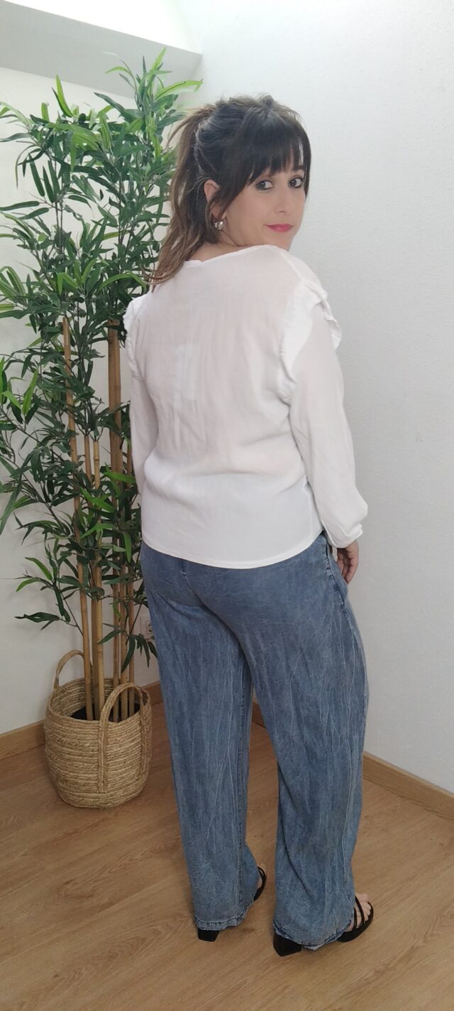 Blusa blanc - Imagen 2