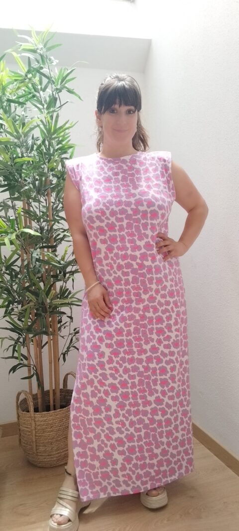 Vestido Animal Print fluor